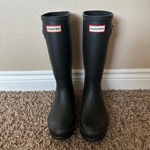 Hunter Boots Black, Women’s size 7